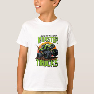 Grünes Monster-Truck-T-Shirt-Design T-Shirt