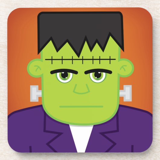Grünes Monster Untersetzer (Vorderseite)