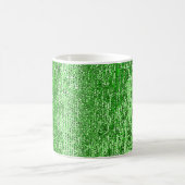 Grünes Mosaikmuster Kaffeetasse (Mittel)