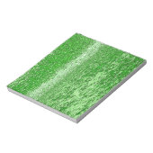 Grünes Mosaikmuster Notizblock (Rotiert)