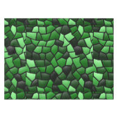 Grünes Mosaiktablett Tischdecke (Vorderseite (Horizontal))