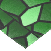 Grünes Mosaiktablett Tischdecke (Schrägansicht)
