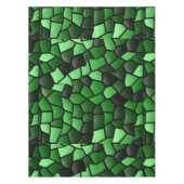 Grünes Mosaiktablett Tischdecke (Vorderseite)