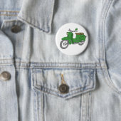 Grünes Motorscooter "Schwalbe " Button (Beispiel)