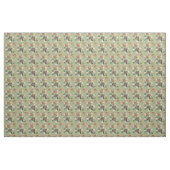 Grünes Mushroom Retro Mitte des Jahrhunderts Stoff (Fat Quarter (45,7 x 55,9 cm))