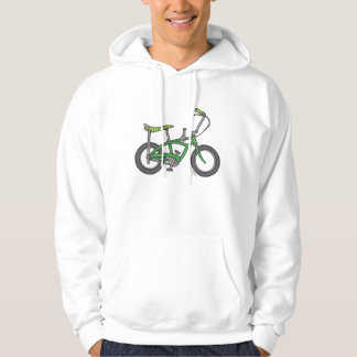 Grünes Muskel-Fahrrad Hoodie