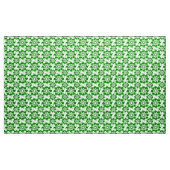 grünes Muster der Blumenkreise mit Blätter Stoff (Yard (91,4 cm))