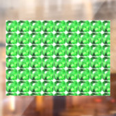 Grünes Muster Fensteraufkleber (Blatt 2)