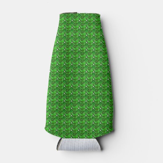 Grünes Muster Flaschenkühler (Vorderseite)