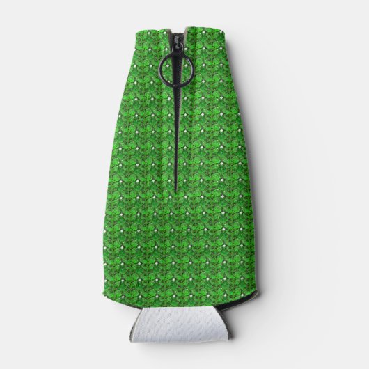 Grünes Muster Flaschenkühler (Rückseite)