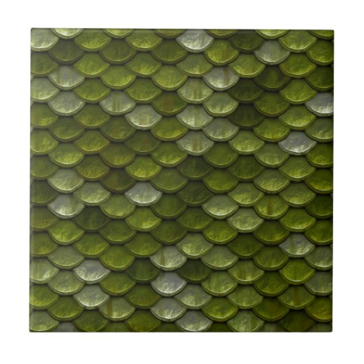 Grünes Muster Fliese (Vorderseite)