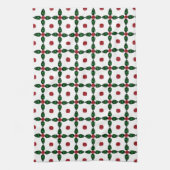 Grünes Muster Geschirrtuch (Vertikal)