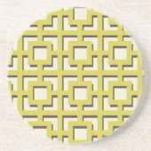 Grünes Muster Getränkeuntersetzer (Vorne)