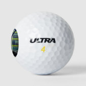 Grünes Muster Golfball (Logo)