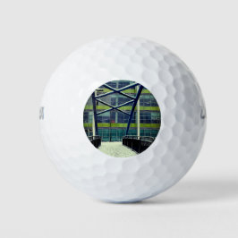 Grünes Muster Golfball