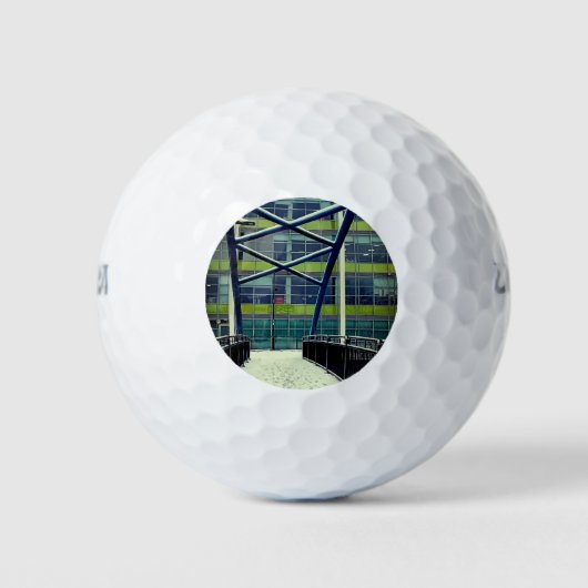 Grünes Muster Golfball (Vorderseite)