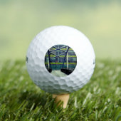 Grünes Muster Golfball (Insitu T-Shirt)