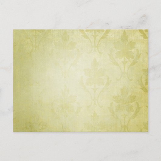 Grünes Muster Hintergrund Postkarte (Vorderseite)