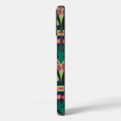 Grünes Muster in der Muschel Case-Mate iPhone Hülle (Rückseite / Links)