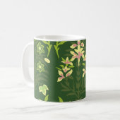 grünes Muster Kaffeetasse (Vorderseite Links)
