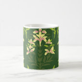 grünes Muster Kaffeetasse (Mittel)