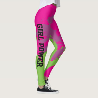 Grünes Muster-kundenspezifische Sport-und Leggings