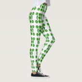 Grünes Muster Leggings (Rechts)