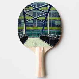 Grünes Muster Tischtennis Schläger
