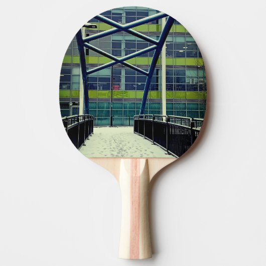Grünes Muster Tischtennis Schläger (Vorderseite)