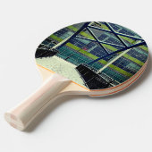 Grünes Muster Tischtennis Schläger (Vorderseite)