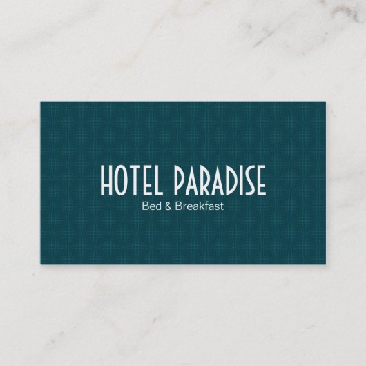 Grünes Muster Visitenkarte (Vorderseite)