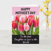 Grünes Muttertagsbouquet Karte (Gelbe Blume)