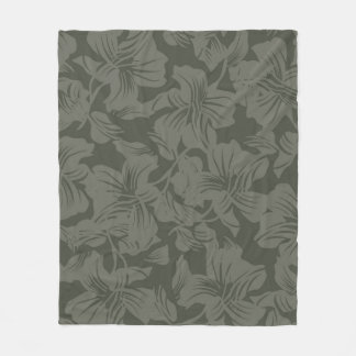 Grünes, nahtloses Muster im Hintergrund Fleecedecke