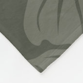 Grünes, nahtloses Muster im Hintergrund  Fleecedecke (Ecke)