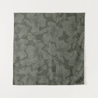 Grünes, nahtloses Muster im Hintergrund Wandteppich