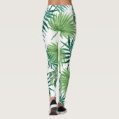 Grünes natürliches Design Leggings (Rückseite)