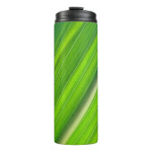 Grünes natürliches Muster Thermosbecher (Vorderseite)