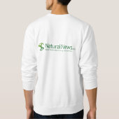 Grünes natürliches Nachrichten-Sweatshirt Sweatshirt (Rückseite)