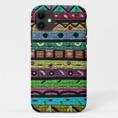 Grünes Neonmosaik Case-Mate iPhone Hülle (Rückseite)