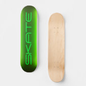 Grünes NeonSkateboard Skateboard (Vorderseite)