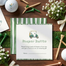 Grünes Neues im Club Golf Cart Windel Raffle