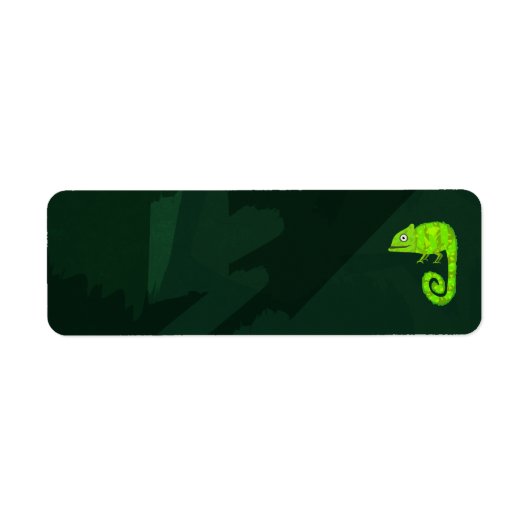 Grünes niedliches Chamäleon (Vorne)