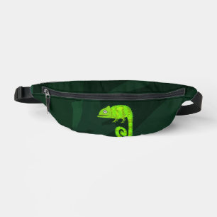 Grünes niedliches Chamäleon Bauchtasche