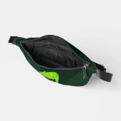 Grünes niedliches Chamäleon Bauchtasche (Offen)