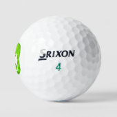 Grünes niedliches Chamäleon Golfball (Logo)