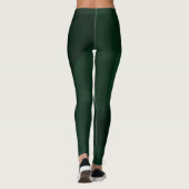 Grünes niedliches Chamäleon Leggings (Rückseite)