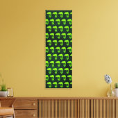 Grünes niedliches Chamäleon Leinwanddruck (Insitu (Wohnzimmer))