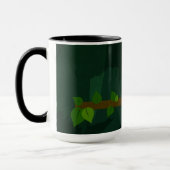 Grünes niedliches Chamäleon Tasse (Links)