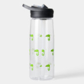 Grünes niedliches Chamäleon Trinkflasche (Rechts)