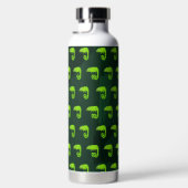 Grünes niedliches Chamäleon Trinkflasche (Rechts)